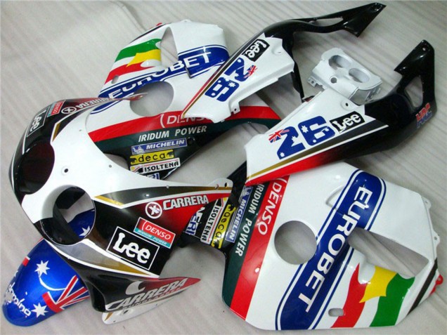 1990-1998 Carrera EuroBet Honda CBR250RR Fairings for Sale 1990-1998 Carrera EuroBet Honda CBR250RR Fairings for Sale