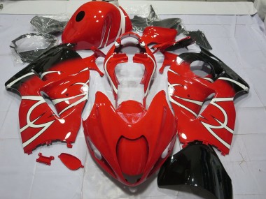 1997-2007 Black and White Suzuki GSXR 1300 Fairings for Sale