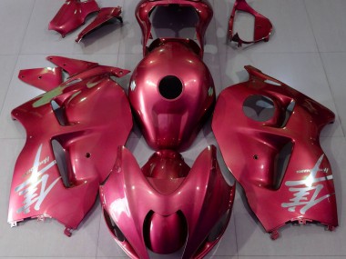 1997-2007 Gloss Red & Silver Suzuki GSXR 1300 Fairings for Sale