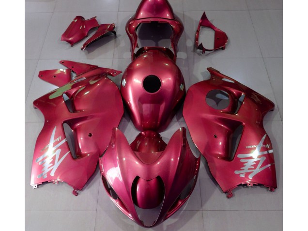 1997-2007 Gloss Red & Silver Suzuki GSXR 1300 Fairings for Sale 1997-2007 Gloss Red & Silver Suzuki GSXR 1300 Fairings for Sale