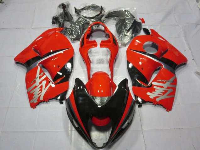 1997-2007 Red and Black Silver Decal Suzuki GSXR 1300 Fairings for Sale 1997-2007 Red and Black Silver Decal Suzuki GSXR 1300 Fairings for Sale