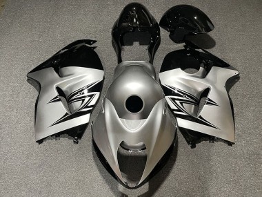 1997-2007 Silver and Black Suzuki GSXR 1300 Fairings for Sale