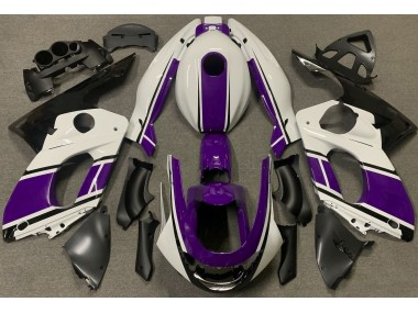 1998-2007 Gloss White and Dark Purple Yamaha YZF600 Fairings for Sale