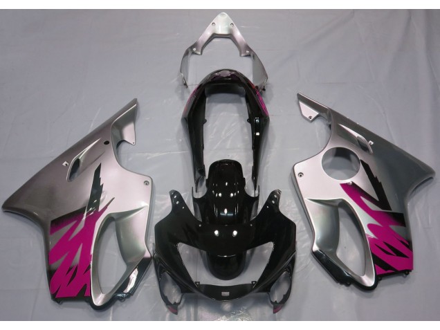 1999-2000 Gloss Silver & Pink Honda CBR600 F4 Fairings for Sale 1999-2000 Gloss Silver & Pink Honda CBR600 F4 Fairings for Sale