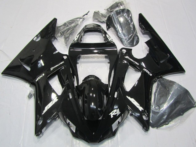 2000-2001 Gloss Black Yamaha R1 Fairings for Sale 2000-2001 Gloss Black Yamaha R1 Fairings for Sale
