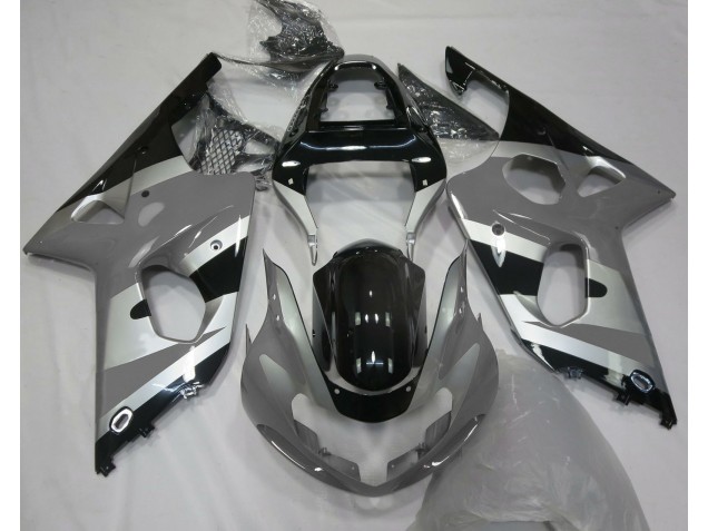 2000-2002 Gray Silver OEM Style Suzuki GSXR 1000 Fairings for Sale 2000-2002 Gray Silver OEM Style Suzuki GSXR 1000 Fairings for Sale