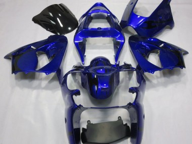 2000-2002 Metallic Blue Kawasaki ZX6R Fairings for Sale