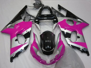 2000-2002 Pink Silver OEM Style Suzuki GSXR 1000 Fairings for Sale