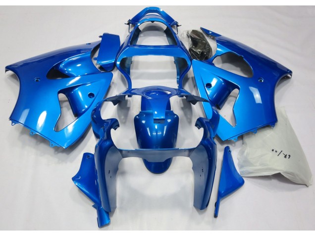 2000-2002 Vibrant Blue Kawasaki ZX6R Fairings for Sale 2000-2002 Vibrant Blue Kawasaki ZX6R Fairings for Sale