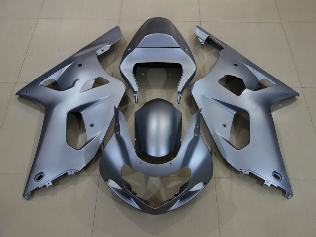 2001-2003 Matte Silver White Suzuki GSXR 600-750 Fairings for Sale 2001-2003 Matte Silver White Suzuki GSXR 600-750 Fairings for Sale