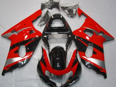 2001-2003 Red OEM Style Suzuki GSXR 600-750 Fairings for Sale