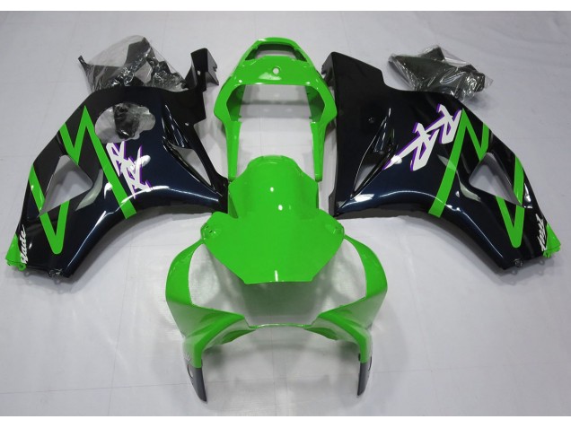 2002-2003 Gloss Black and Green Honda CBR954 Fairings for Sale 2002-2003 Gloss Black and Green Honda CBR954 Fairings for Sale
