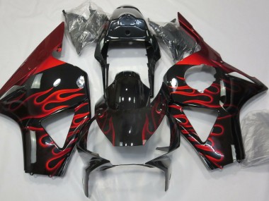 2002-2003 Red Flame Honda CBR954 Fairings for Sale