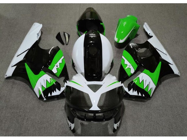 2002-2005 Green Shark Kawasaki ZX12R Fairings for Sale