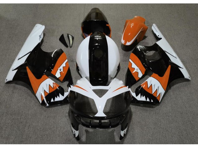2002-2005 Orange Shark Kawasaki ZX12R Fairings for Sale