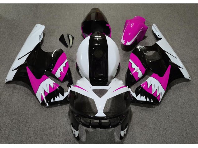 2002-2005 Pink Shark Kawasaki ZX12R Fairings for Sale 2002-2005 Pink Shark Kawasaki ZX12R Fairings for Sale