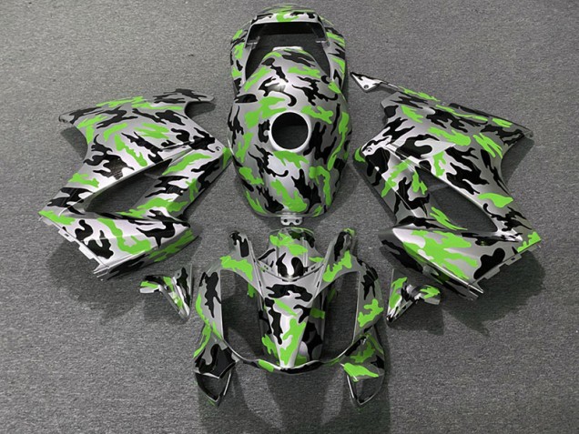 2002-2012 Green Camo Honda VFR800 Fairings for Sale