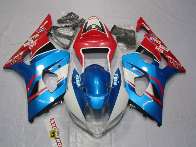 2003-2004 Blue and Red Suzuki GSXR 1000 Fairings for Sale 2003-2004 Blue and Red Suzuki GSXR 1000 Fairings for Sale