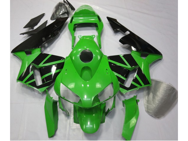 2003-2004 Green Black No Decals Honda CBR600RR Fairings for Sale