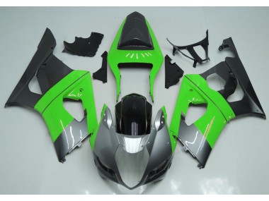 2003-2004 Green Silver and Black Suzuki GSXR 1000 Fairings for Sale