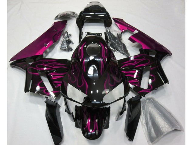 2003-2004 Hot Pink Flames Honda CBR600RR Fairings for Sale 2003-2004 Hot Pink Flames Honda CBR600RR Fairings for Sale