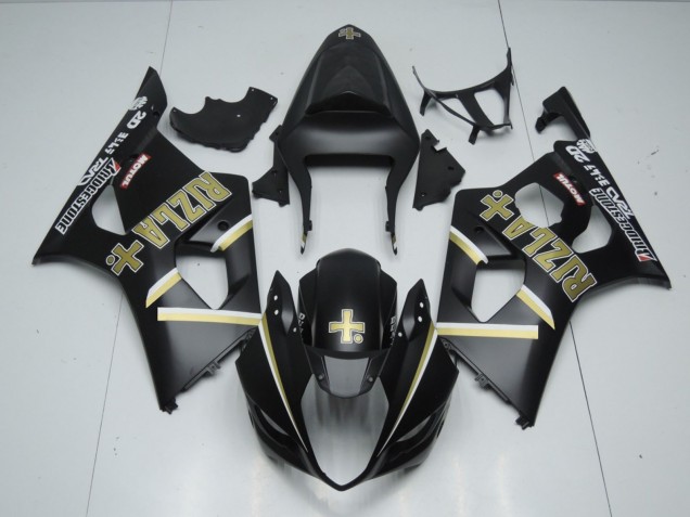 2003-2004 Matte Black Rizla + Suzuki GSXR 1000 Fairings for Sale