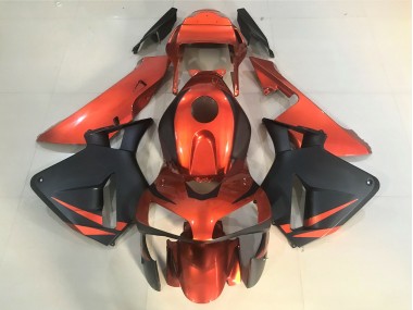 2003-2004 Orange and Matte Black Honda CBR600RR Fairings for Sale