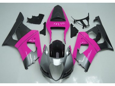 2003-2004 Pink Silver and Black Suzuki GSXR 1000 Fairings for Sale