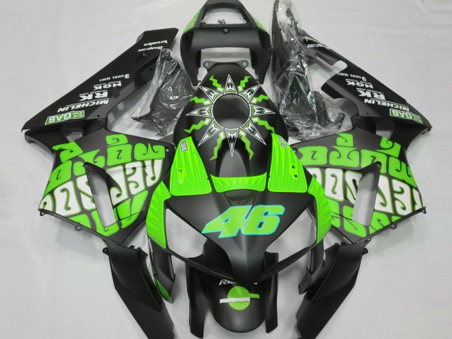 2003-2004 Slime Green Rossi Repsol Honda CBR600RR Fairings for Sale 2003-2004 Slime Green Rossi Repsol Honda CBR600RR Fairings for Sale
