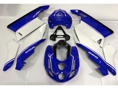 2003-2004 White Blue and Black Ducati 749 999 Fairings for Sale