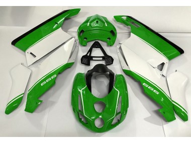 2003-2004 White Green and Black Ducati 749 999 Fairings for Sale