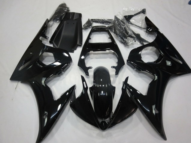 2003-2005 Gloss Black Yamaha R6 Fairings for Sale 2003-2005 Gloss Black Yamaha R6 Fairings for Sale