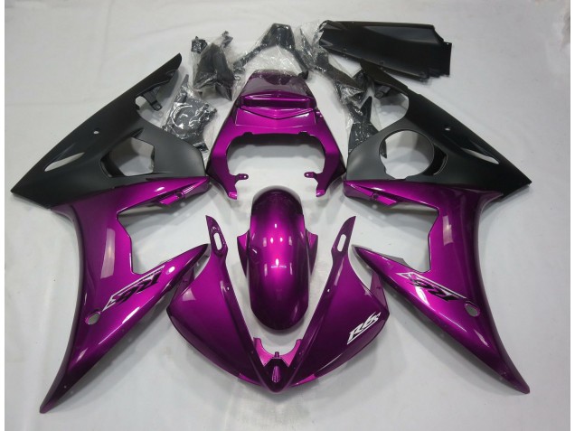 2003-2005 Gloss Dark Pink Yamaha R6 Fairings for Sale 2003-2005 Gloss Dark Pink Yamaha R6 Fairings for Sale