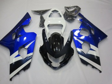 2004-2005 Blue White and Black Suzuki GSXR 600-750 Fairings for Sale
