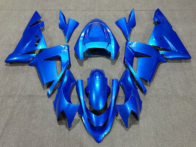2004-2005 Bright Blue Pearl Kawasaki ZX10R Fairings for Sale 2004-2005 Bright Blue Pearl Kawasaki ZX10R Fairings for Sale