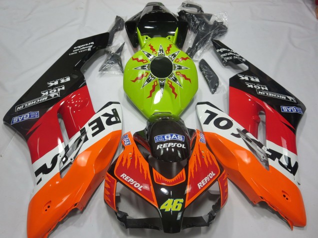 2004-2005 Lime Rossi Repsol Honda CBR1000RR Fairings for Sale