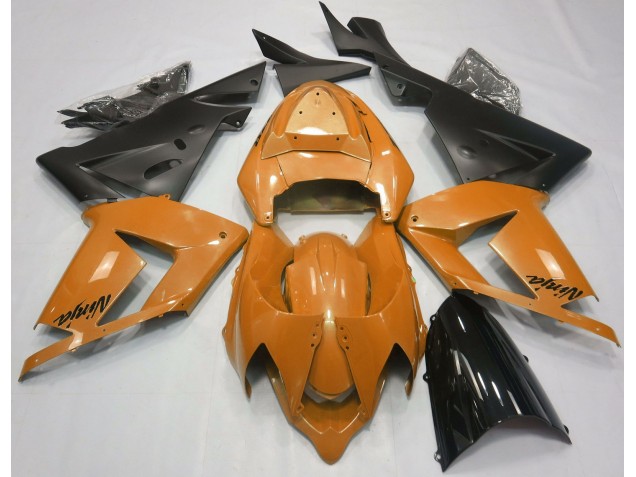 2004-2005 Pearl Orange & Black Kawasaki ZX10R Fairings for Sale 2004-2005 Pearl Orange & Black Kawasaki ZX10R Fairings for Sale