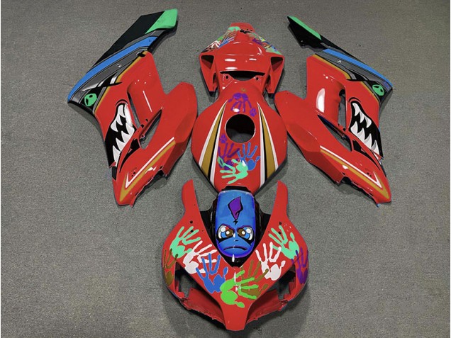 2004-2005 Red Shark Honda CBR1000RR Fairings for Sale