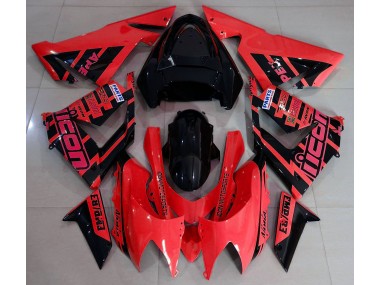 2004-2005 Red and Black & Kawasaki ZX10R Fairings for Sale