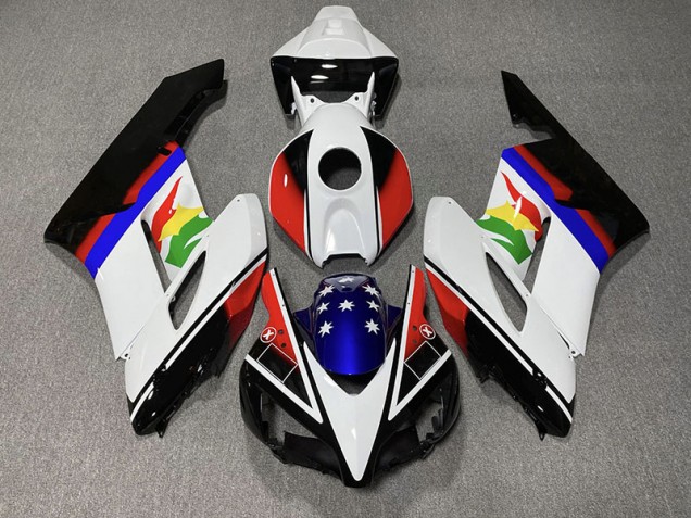 2004-2005 Red and Blue Flag Honda CBR1000RR Fairings for Sale