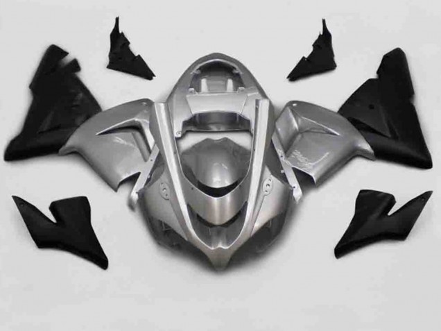2004-2005 Silver Black Kawasaki ZX10R Fairings for Sale 2004-2005 Silver Black Kawasaki ZX10R Fairings for Sale