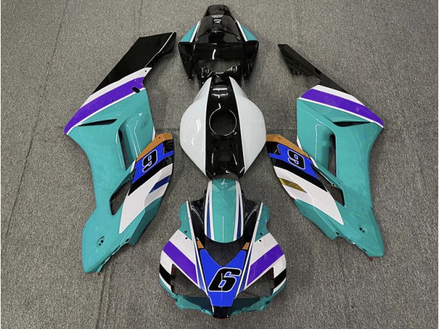 2004-2005 Teal 6 Honda CBR1000RR Fairings for Sale 2004-2005 Teal 6 Honda CBR1000RR Fairings for Sale