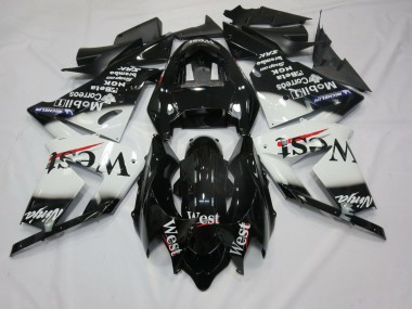 2004-2005 White West Kawasaki ZX10R Fairings for Sale