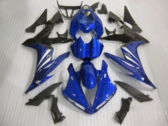 2004-2006 Blue Black and White Gloss Style Yamaha R1 Fairings for Sale 2004-2006 Blue Black and White Gloss Style Yamaha R1 Fairings for Sale
