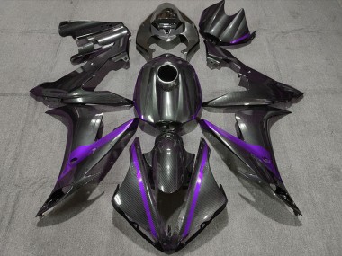 2004-2006 Carbon Style w Purple Yamaha R1 Fairings for Sale