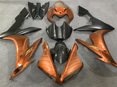 2004-2006 Gloss Orange and Carbon Style Yamaha R1 Fairings for Sale