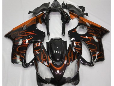 2004-2007 Orange Flame Honda CBR600 F4i Fairings for Sale
