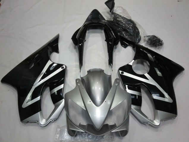 2004-2007 Silver and Black Honda CBR600 F4i Fairings for Sale 2004-2007 Silver and Black Honda CBR600 F4i Fairings for Sale