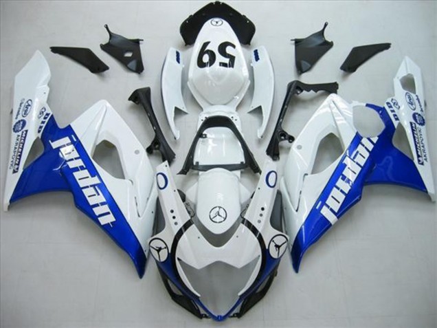 2005-2006 Blue Jordan Suzuki GSXR 1000 Fairings for Sale 2005-2006 Blue Jordan Suzuki GSXR 1000 Fairings for Sale