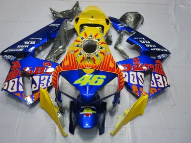 2005-2006 Custom Blue Rossi Honda CBR600RR Fairings for Sale